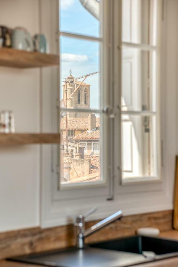Les Clés de Laure - Wine Loft, Terrasse et Vue extraordinaire sur la cité médiévale Carcasona Exterior foto